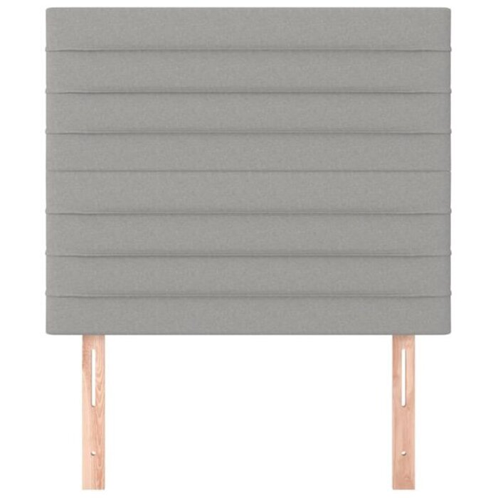 Vidaxl Tête de lit tissu gris clair 100cm - 33% de remise