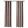 Lot de 2 rideaux occultants taupe 140x225 cm - 32% de remise