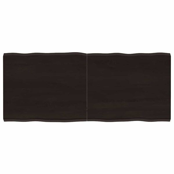 Vidaxl Plateau en chêne massif bord naturel 120x50cm - 31% de remise