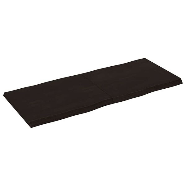 Vidaxl Plateau en chêne massif bord naturel 120x50cm - 31% de remise