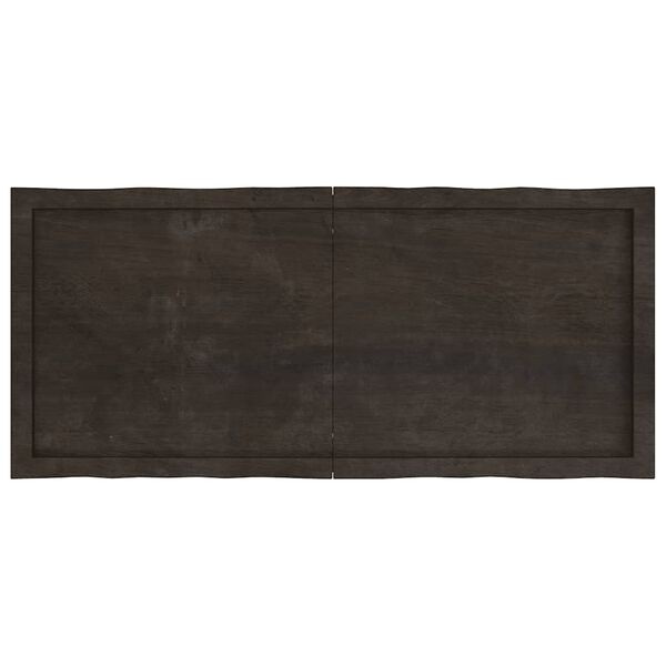 Vidaxl Plateau en chêne massif bord naturel 120x50cm - 31% de remise