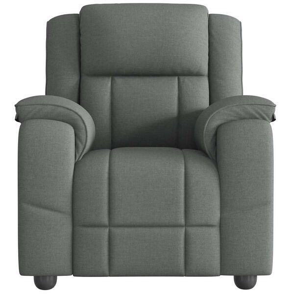 Vidaxl Fauteuil de massage inclinable gris foncé - 35% de remise