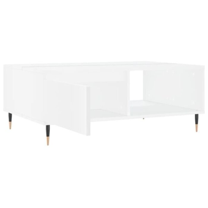 Vidaxl Table basse rectangulaire 90x60x35cm blanche - 33% de remise