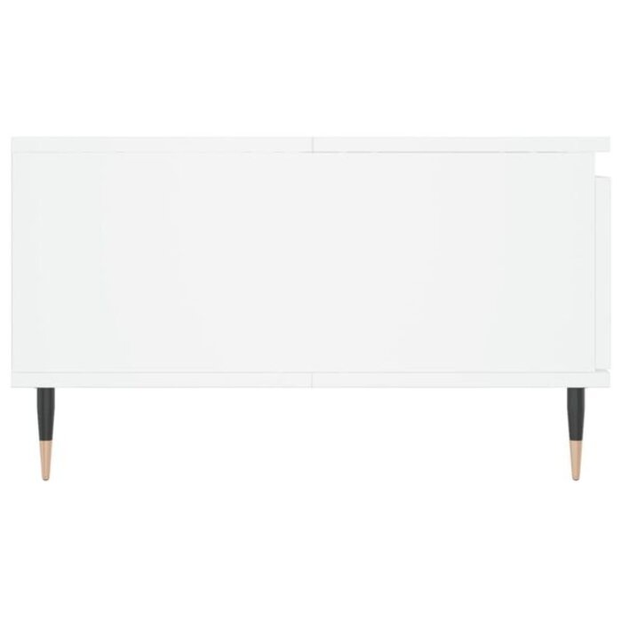 Vidaxl Table basse rectangulaire 90x60x35cm blanche - 33% de remise