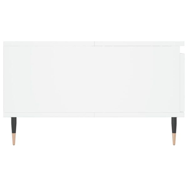 Vidaxl Table basse rectangulaire 90x60x35cm blanche - 33% de remise