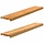 Appuis de fenêtre en chêne massif 110x20 cm - Lot de 2 - 34% de remise