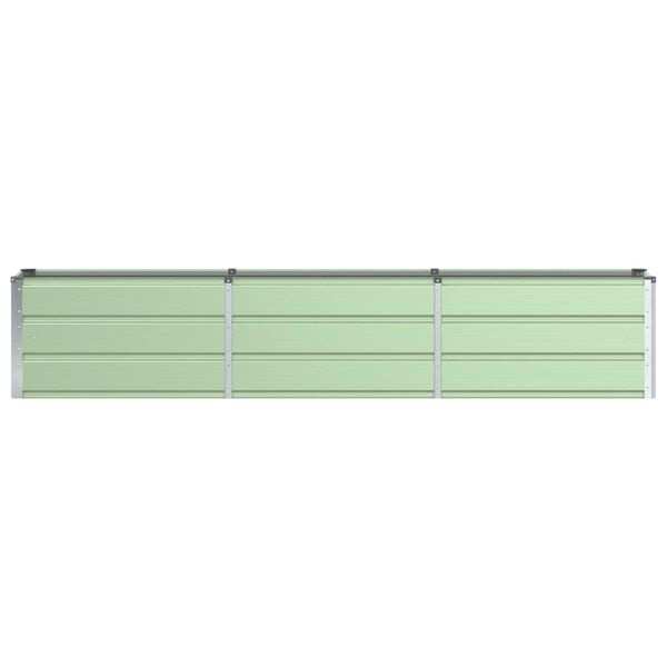 Vidaxl Jardinière en acier vert 240 x 40 x 45 cm - 32% de remise