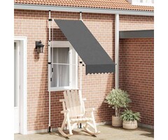 Vidaxl Store banne rétractable 100 cm, Grijs wit, M - 34% de remise