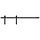 Kit rail porte coulissante 91 cm Noir Taille M - 31% de remise