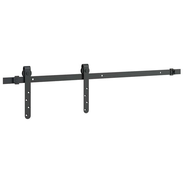 Vidaxl Kit rail porte coulissante 91 cm Noir Taille M - 31% de remise