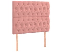 Vidaxl Tête de lit en velours rose 90x128cm - 33% de remise