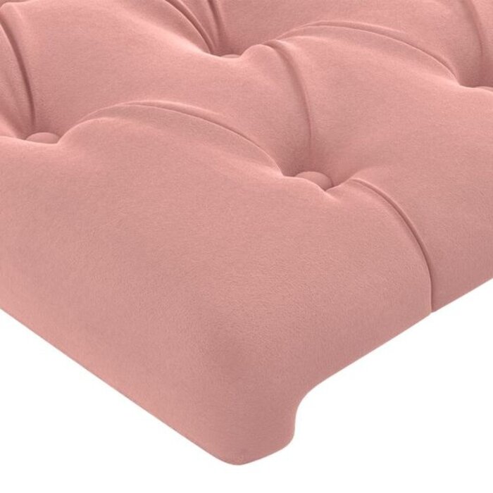 Vidaxl Tête de lit en velours rose 90x128cm - 33% de remise