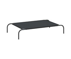 Vidaxl Panier pour chien surélevé 110x65cm - Noir - 31% de remise