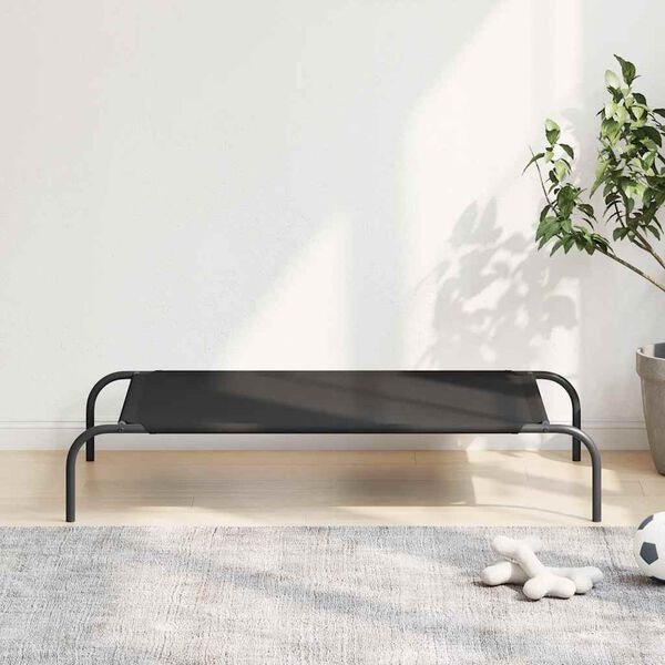 Vidaxl Panier pour chien surélevé 110x65cm - Noir - 31% de remise