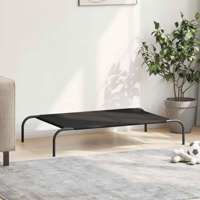Vidaxl Panier pour chien surélevé 110x65cm - Noir - 31% de remise