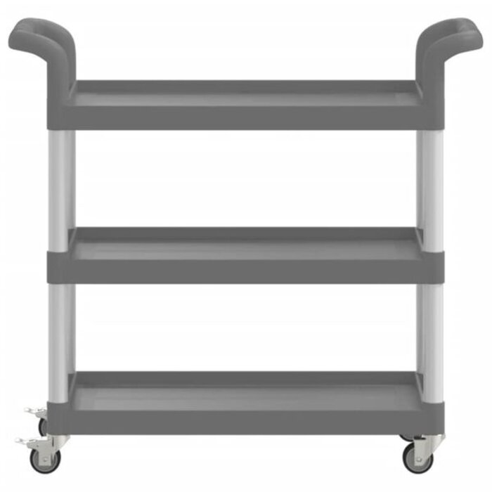 Vidaxl Chariot de service 3 niveaux 77x34x72 cm - 34% de remise