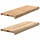 Lot de 2 tablettes en chêne massif 70x25x2 cm - 35% de remise