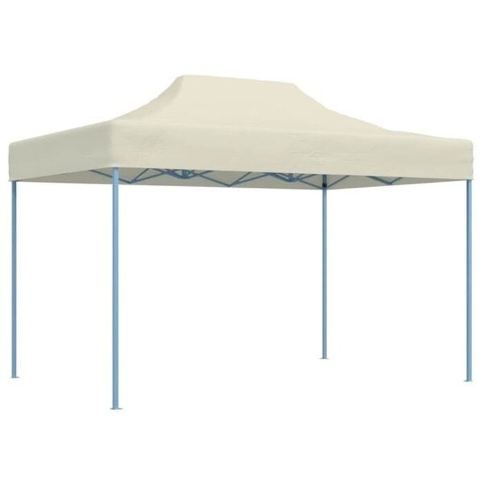 Vidaxl Tonnelle pliante 3x4 m en acier crème - 34% de remise
