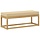 Banc pouf de jardin en acacia blanchi - 34% de remise