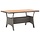 Table de jardin acacia et résine 120x70 cm - 35% de remise