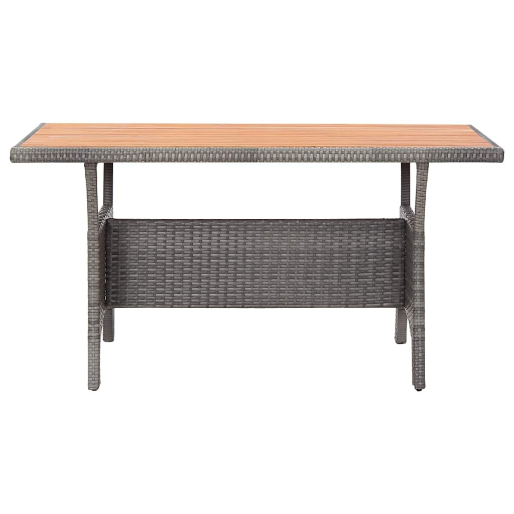 Vidaxl Table de jardin acacia et résine 120x70 cm - 35% de remise