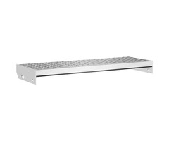 Vidaxl Marche d'escalier en caillebotis acier galvanisé 70x24x7 cm - 32% de remise