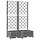 Jardinière avec treillis 80x40x121,5 cm - Gris clair - 33% de remise