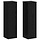 Lot de 2 supports pour plantes en bois composite, chêne noir - 27% de remise