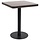 Table de bistrot 60x60 cm MDF brun foncé - 34% de remise