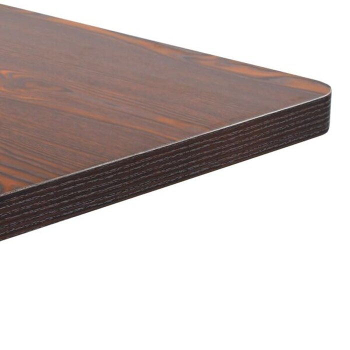 Vidaxl Table de bistrot 60x60 cm MDF brun foncé - 34% de remise