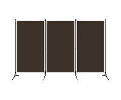 Vidaxl Paravent 3 panneaux 260x180 cm Marron - 32% de remise