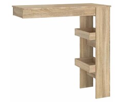Vidaxl Table de bar murale en bois chêne - 34% de remise