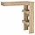 Table de bar murale en bois chêne - 34% de remise