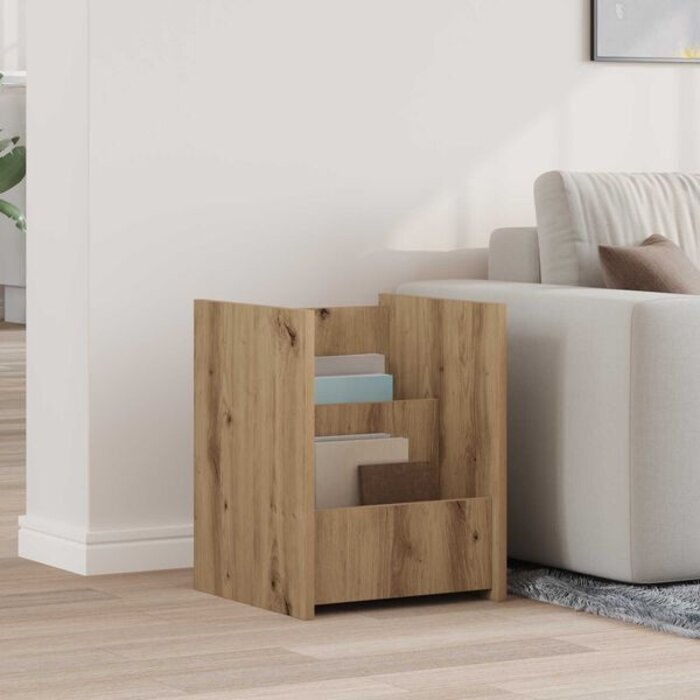 Vidaxl Porte-revues chêne artisan 35x35x45 cm - 31% de remise