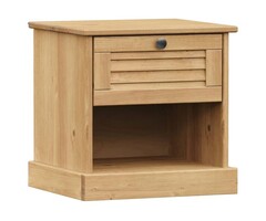 Vidaxl Table de chevet en bois massif VIGO - 33% de remise