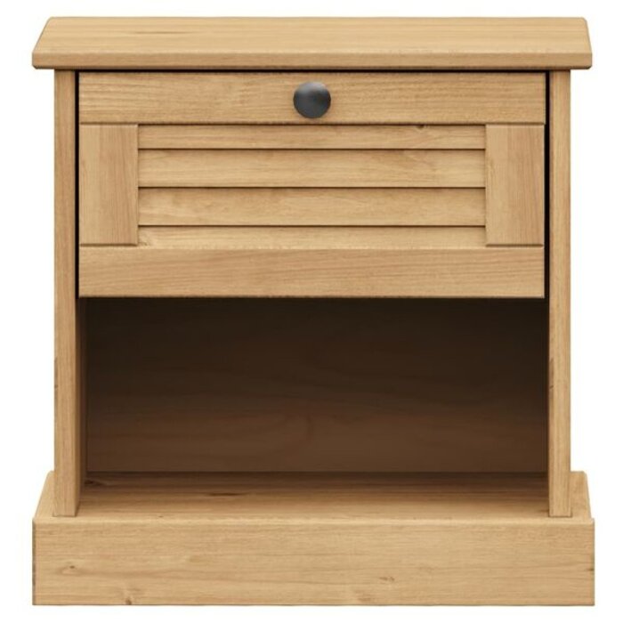 Vidaxl Table de chevet en bois massif VIGO - 33% de remise