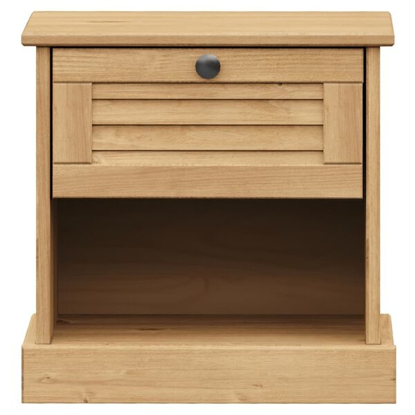 Vidaxl Table de chevet en bois massif VIGO - 33% de remise