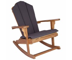 Vidaxl Fauteuil à bascule Adirondack en teck massif - 35% de remise