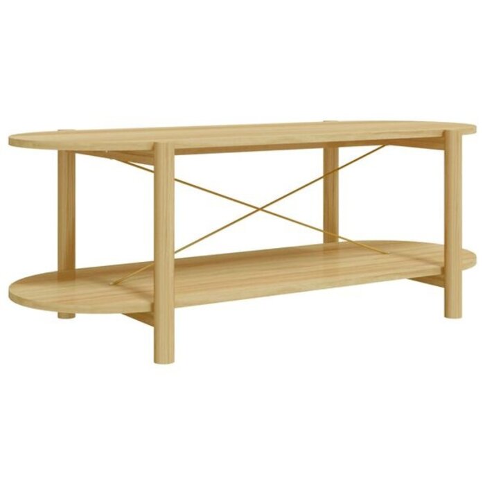 Vidaxl Table basse 110x48x40 cm en bois - 34% de remise