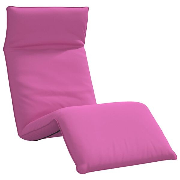 Vidaxl Chaise longue pliable rose - 34% de remise
