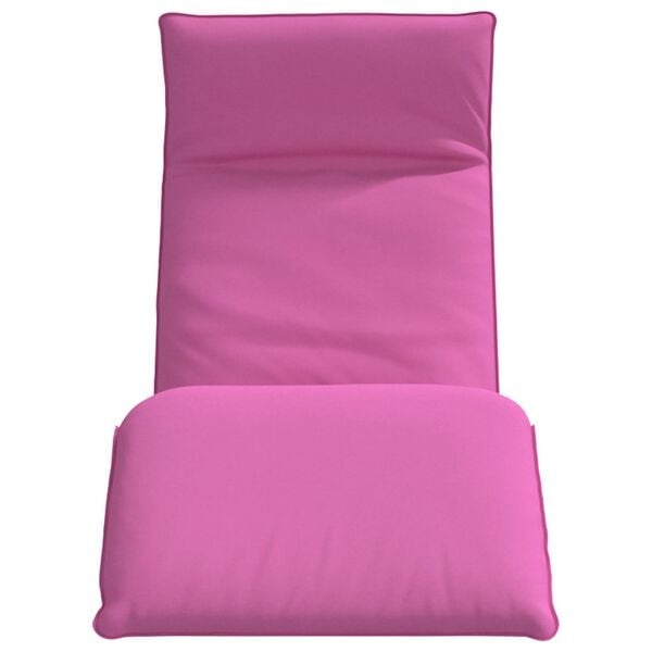 Vidaxl Chaise longue pliable rose - 34% de remise