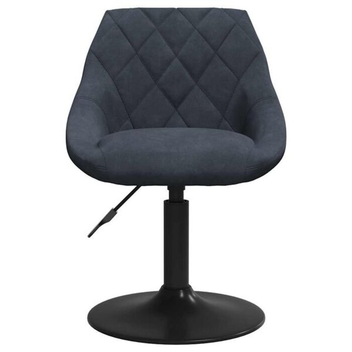 Vidaxl Tabouret de bar en velours gris foncé - 34% de remise