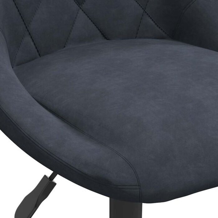 Vidaxl Tabouret de bar en velours gris foncé - 34% de remise