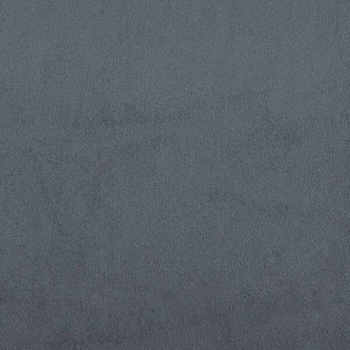 Vidaxl Tabouret de bar en velours gris foncé - 34% de remise