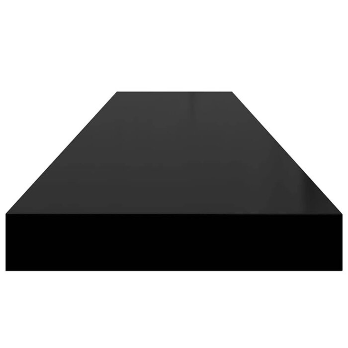 Vidaxl Lot de 2 étagères murales flottantes noires 120 cm - 33% de remise