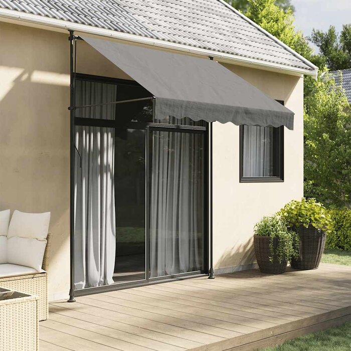 Vidaxl Store banne rétractable 200x150cm anthracite - 35% de remise