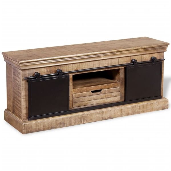 Vidaxl Meuble TV Hout Cl - Bois de manguier - 35% de remise