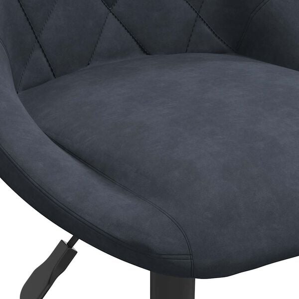 Vidaxl Tabouret de bar en velours gris foncé - 34% de remise