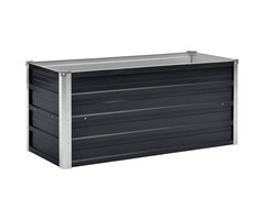 Vidaxl Jardinière surélevée en acier anthracite 100x40x45cm - 31% de remise