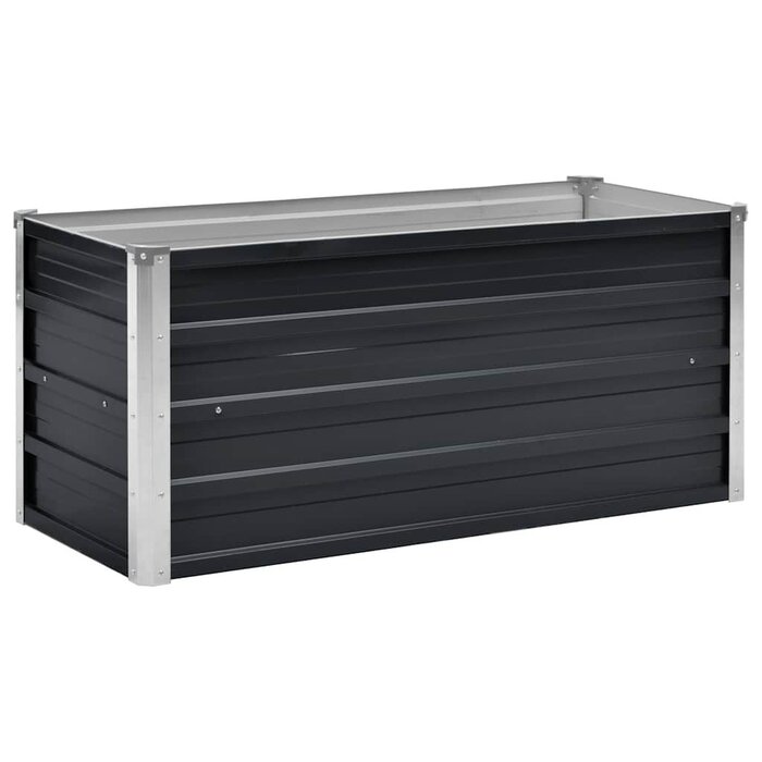 Vidaxl Jardinière surélevée en acier anthracite 100x40x45cm - 31% de remise